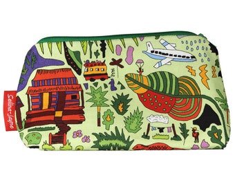 Tropical Paradise Cosmetic Bag by Selina-Jayne