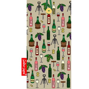 Wine Soft Fabric Glasses Case by Selina-Jayne