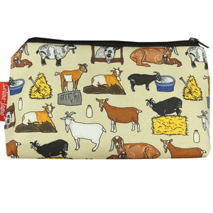 Goats Cosmetic Bag by Selina-Jayne