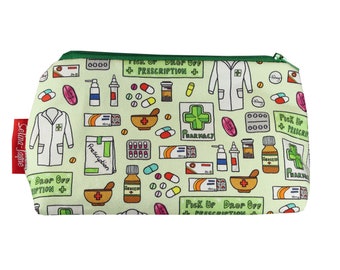 Pharmacist Cosmetic Bag by Selina-Jayne
