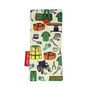 Paramedic Soft Fabric Glasses Case by Selina-Jayne