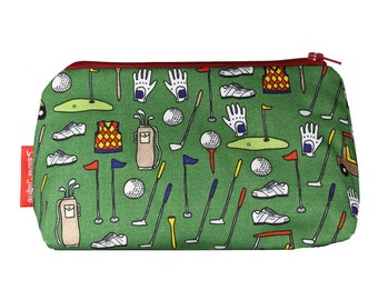 Golf Cosmetic Bag by Selina-Jayne