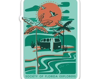 Off the Beachin' Path Society of Florida Explorers Sticker