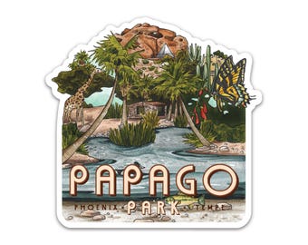 Papago Park Phoenix, Arizona Pegatina