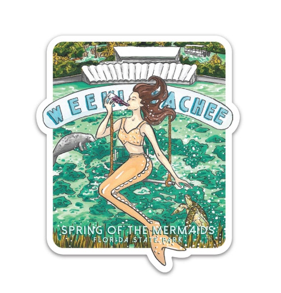 I'll Go Underwater And Become A Mermaid Cute' Sticker