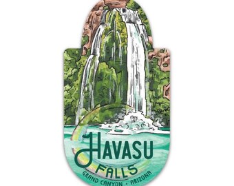 Pegatina del Gran Cañón de las Cataratas Havasu
