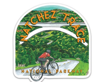 Natchez Trace Parkway Official NPS Guide Map Brochure National Parks ...