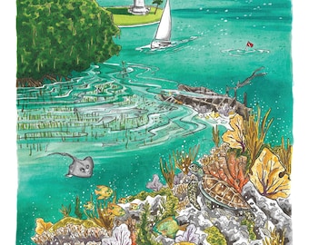 Biscayne National Park Art Print