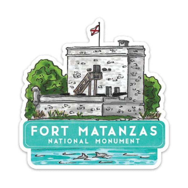 Fort Matanzas National Monument St. Augustine, Florida Sticker