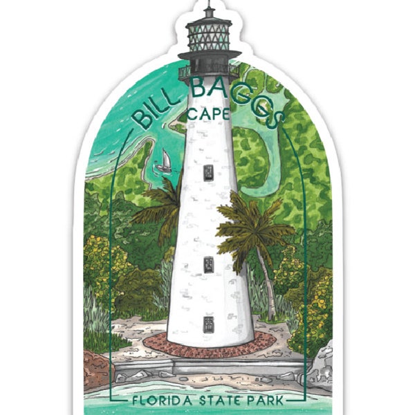 Bill Baggs Florida State Park Sticker