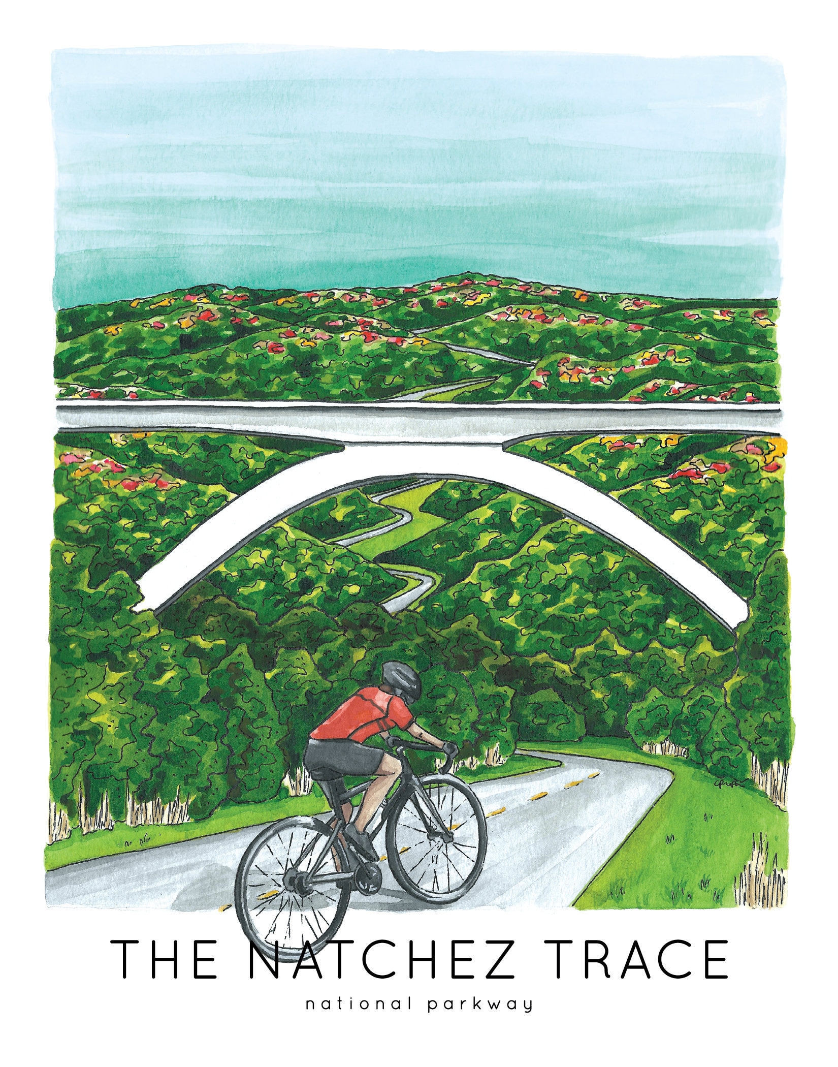 Nashville Natchez Trace Cycling Road Natchez Trace Century Natchez