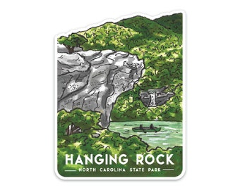 Hanging Rock North Carolina State Park Sticker