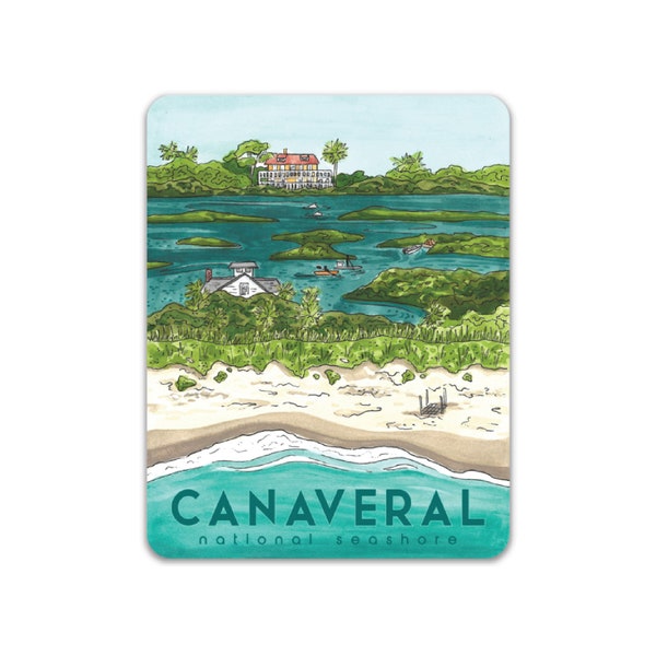 Canaveral National Seashore Sticker New Smyrna Beach, FL