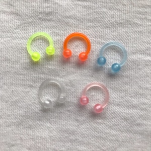 Plastic septum ring Etsy