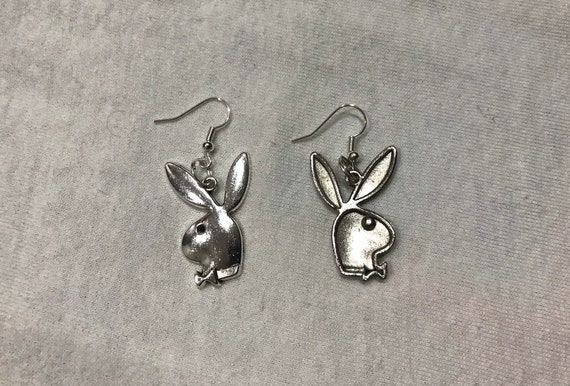 Playboy earrings best sale silver