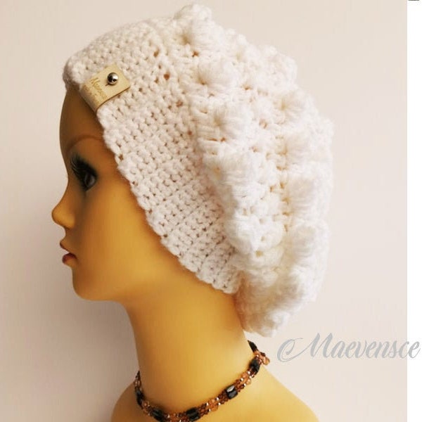 ensemble bonnet + mitaines femme Pop-corn