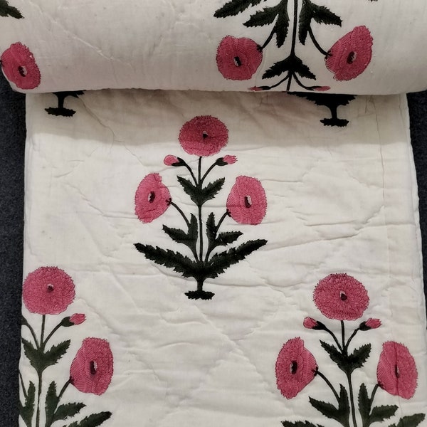 Block Print Quilt Etsy