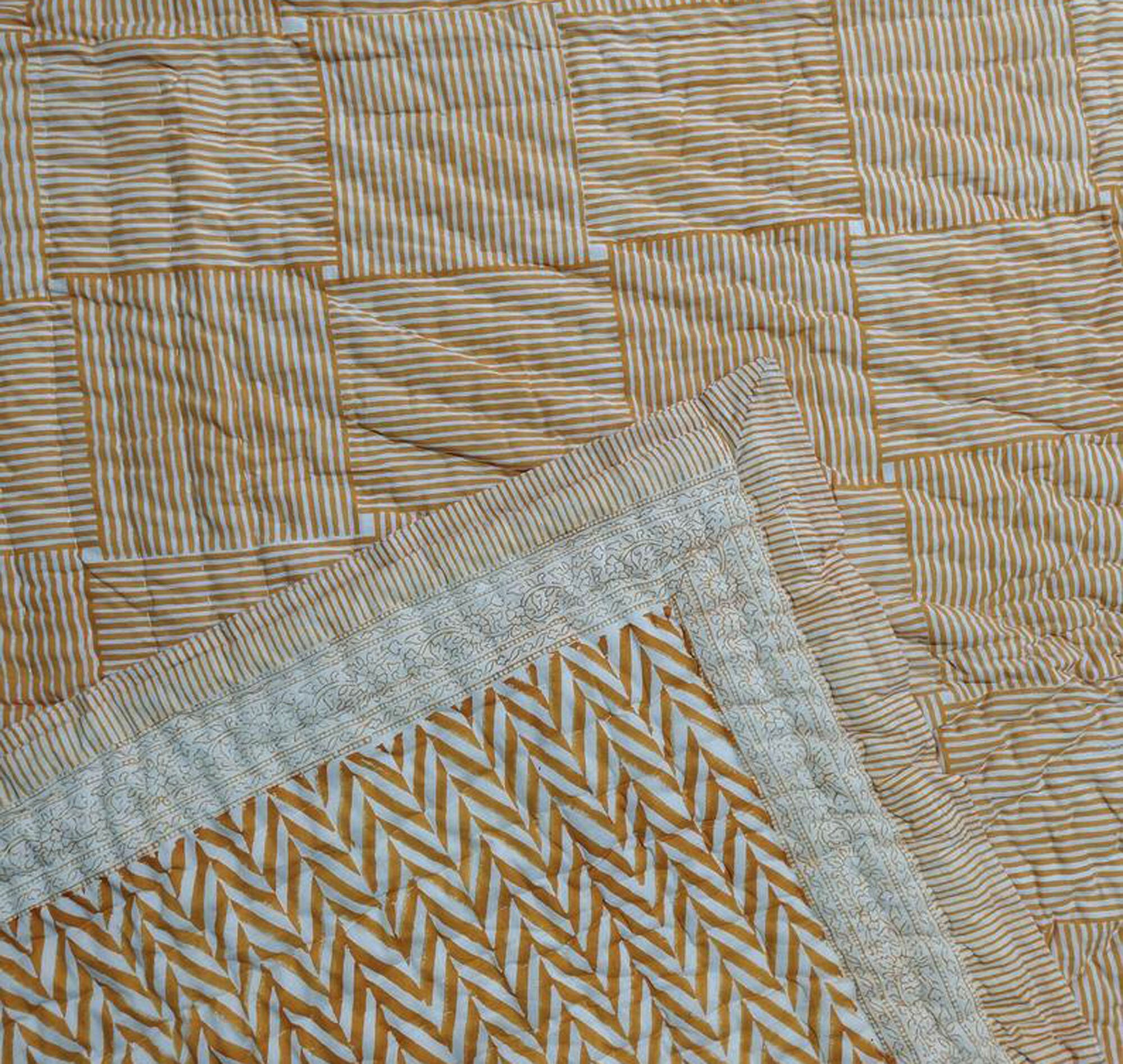 Jaipur Famous Quilt Razai Indian Hand Block Print Quilt Etsy