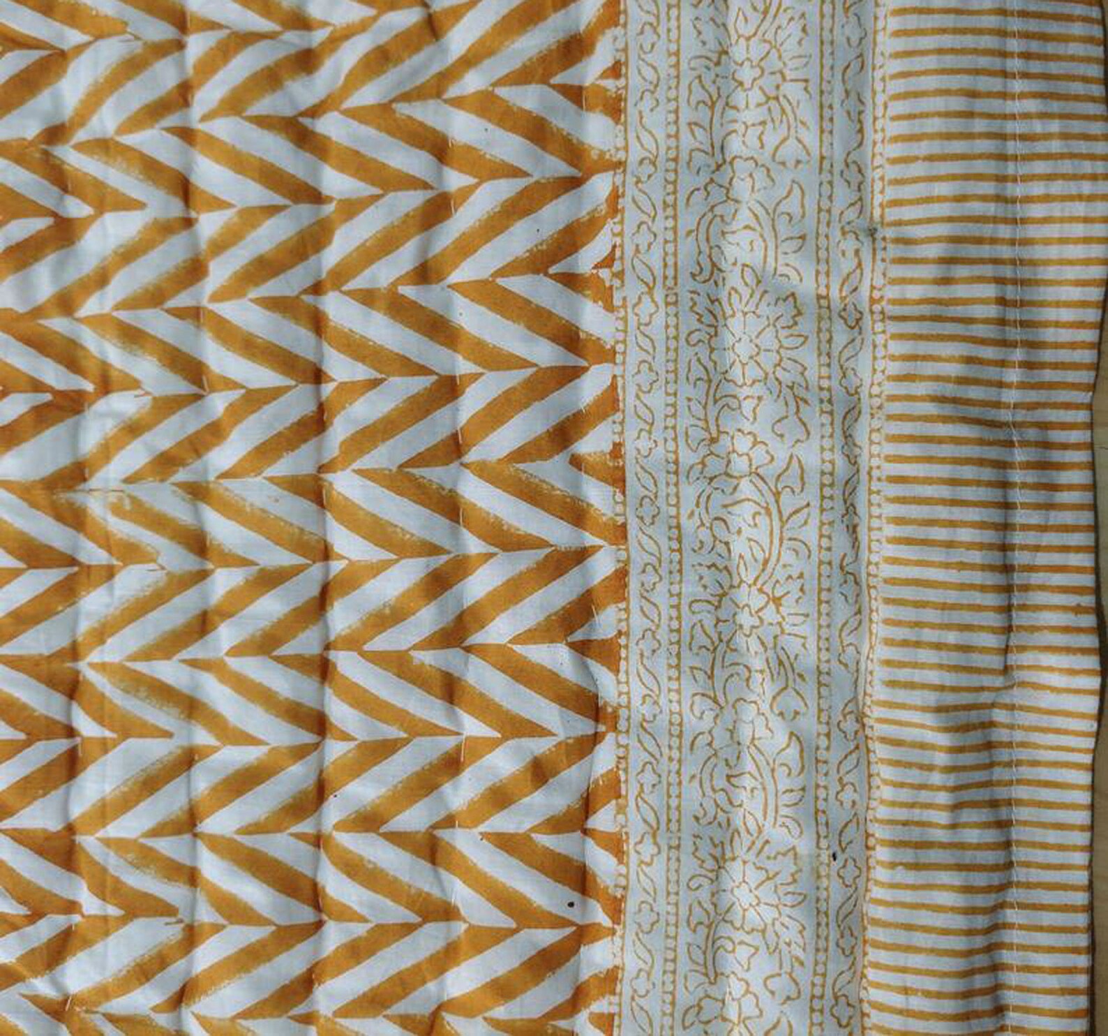 Jaipur Famous Quilt Razai Indian Hand Block Print Quilt Etsy