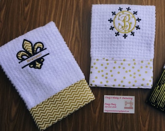 Fleur de Lis  Kitchen Towels