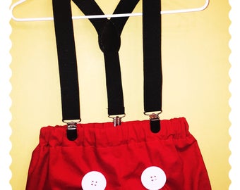Mickey Mouse inspired Cake Smash Outfit