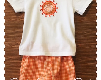 Tennessee Short orPant Set for Boys, Monogram included.