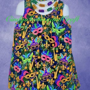 Girl’s Mardi Gras Jumper/Dress