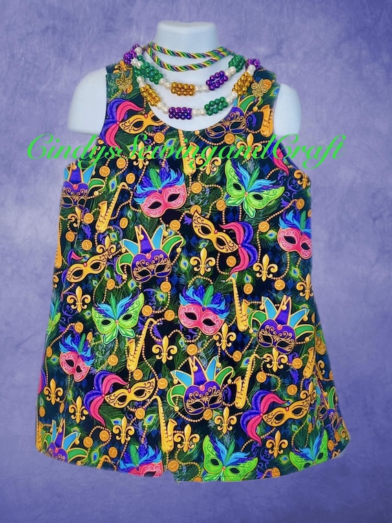 Girl's Mardi Gras Jumper/Dress