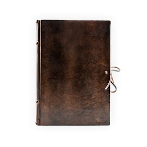 Large Guestbook - Leather | Narcissus Collection