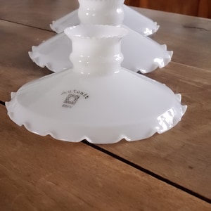 Translucent white opaline lampshade - vintage pendant light - retro chandelier - retro decoration