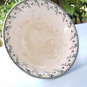 Antique Gien ironstone fruit bowl - Montigny model - antique tableware - vintage decoration
