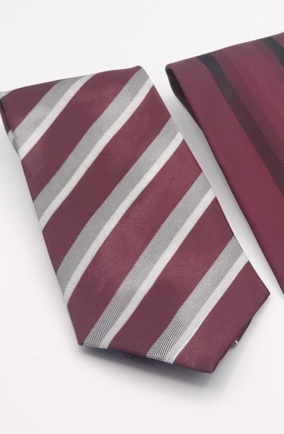 Cravates vintages - cravate à rayures - cadeau ho… - image 7