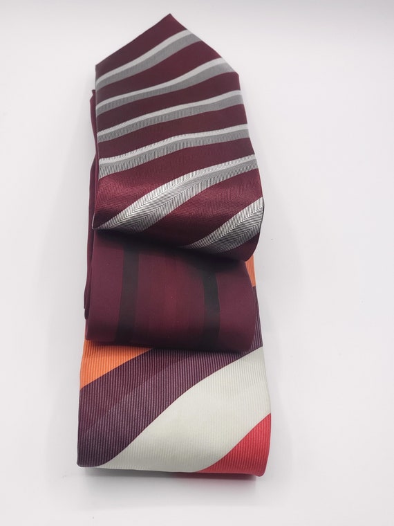 Cravates vintages - cravate à rayures - cadeau ho… - image 3