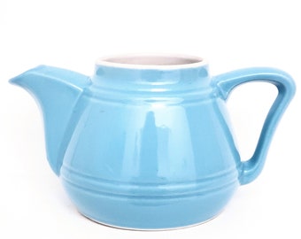 Blaue Keramik-Teekanne – Teekanne aus Eisenerde