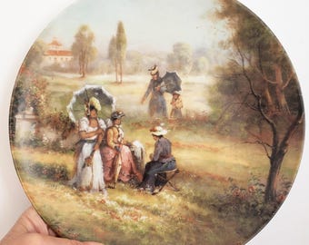 Decorative porcelain plates - wall decoration - interior decoration