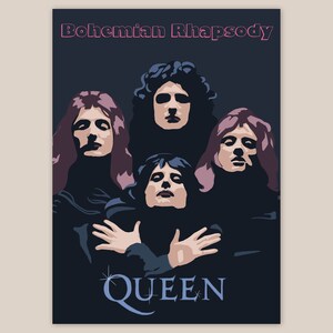 Grande carte "Bohemian Rhapsody" /  Queen