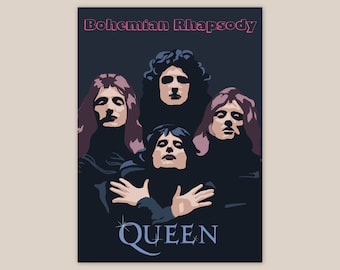 Grande carte "Bohemian Rhapsody" /  Queen
