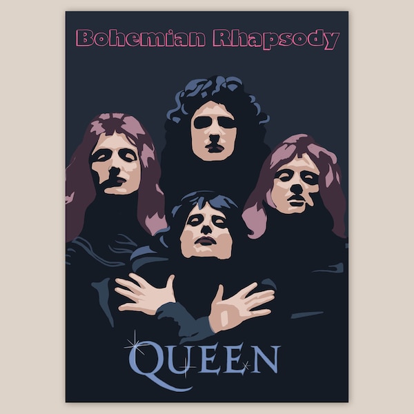 Grande carte "Bohemian Rhapsody" /  Queen