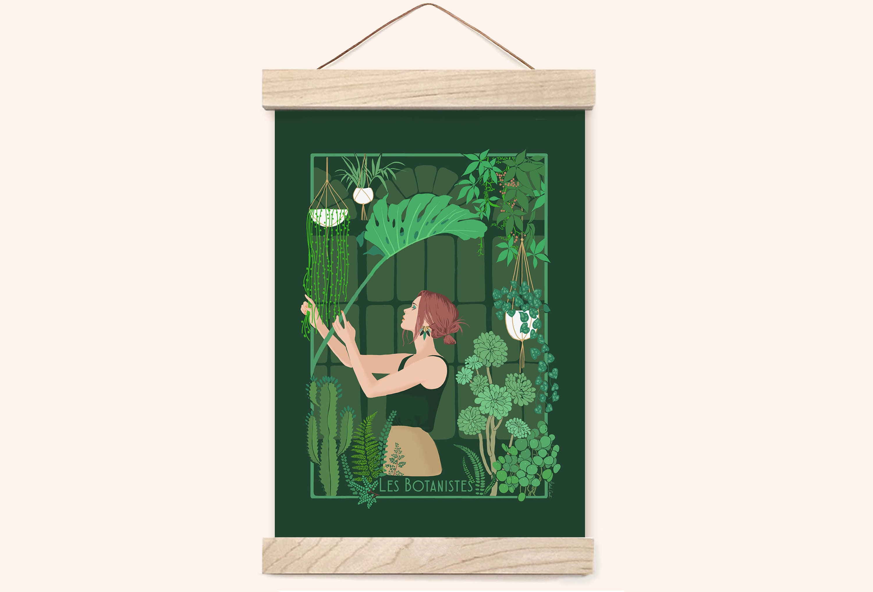 Grande Carte Les Botanistes Version Foncée
