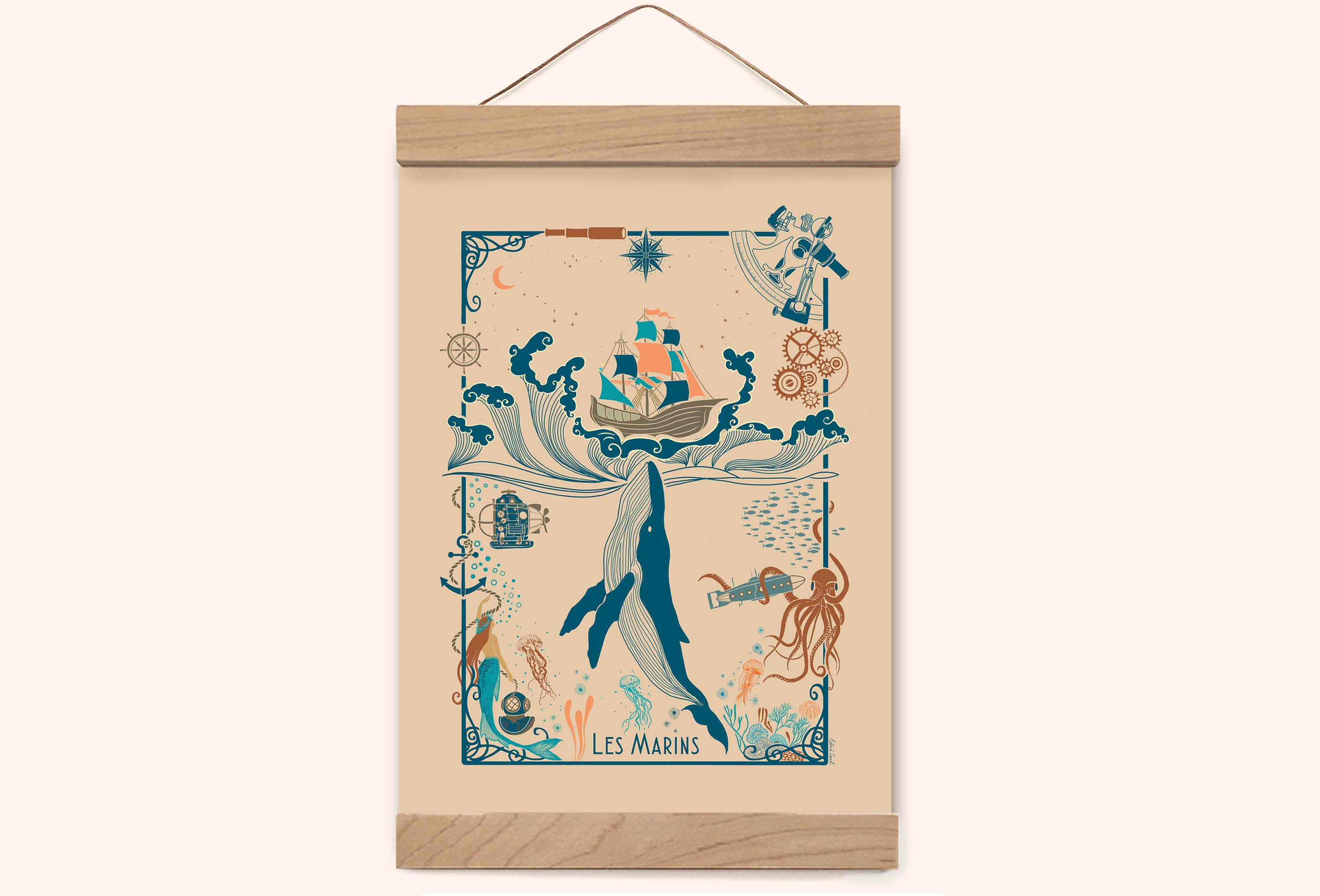 Grande Carte Les Marins Version Claire