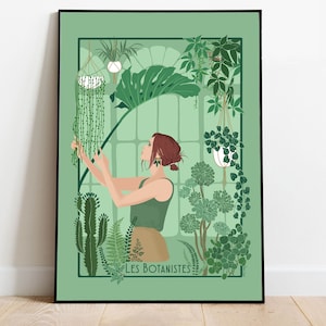 Poster Die Botaniker - A3-Format - Transparente Version
