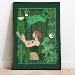 Poster „Die Botaniker“ – A3-Format – dunkle Version