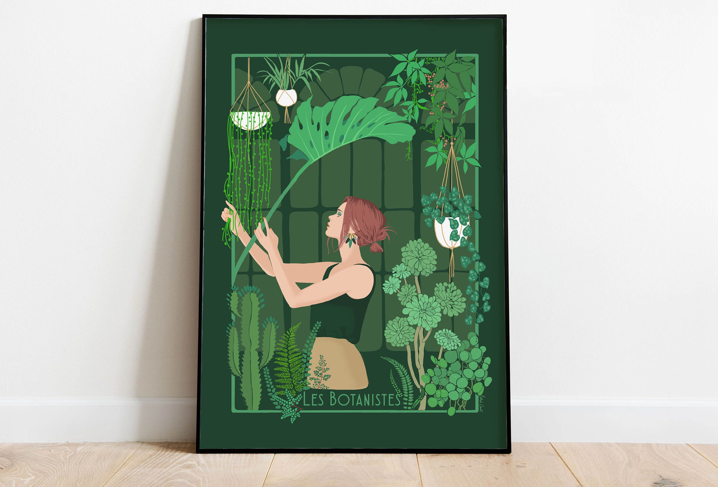 Affiche A3 Les Botanistes Version Foncée