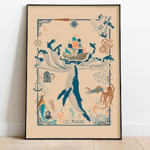 Poster „Die Matrosen“ – Klarsichtversion – A3-Format