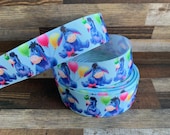 Eeyore Ribbon Grosgrain Ribbon Bows Key Fobs Disney Winnie the Pooh Ribbon
