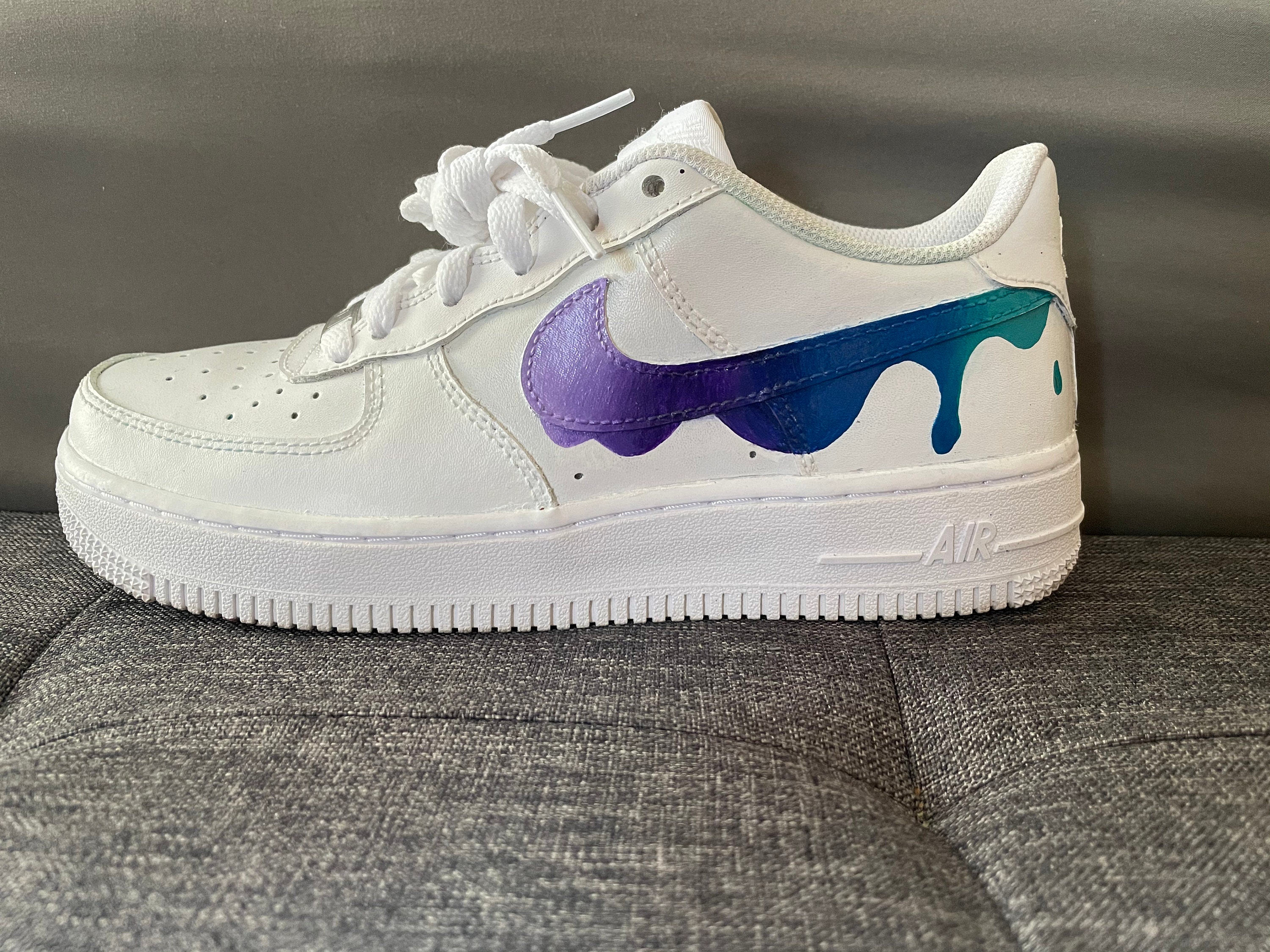 air force 1 drip swoosh