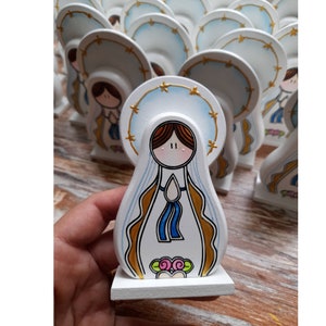 Virgin of the Lourdes, virgen de Lourdes, Virgin Mary, communion gift, confirmation gift, catholic gift, religious Art.