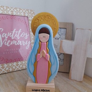 Estatue of Our Lady of holy virgin mary, religious gift,catholic home decor, christian icons, virgin mary figurine, carved religious images.