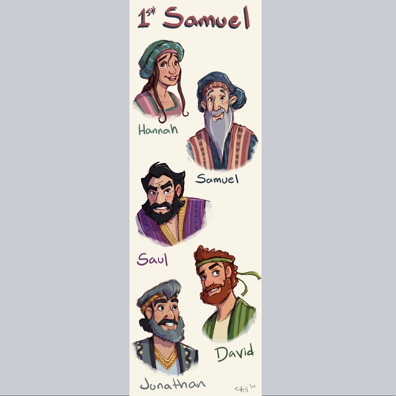 First Samuel Graphics 1 Samuel Bookmark PRINTABLE - Etsy