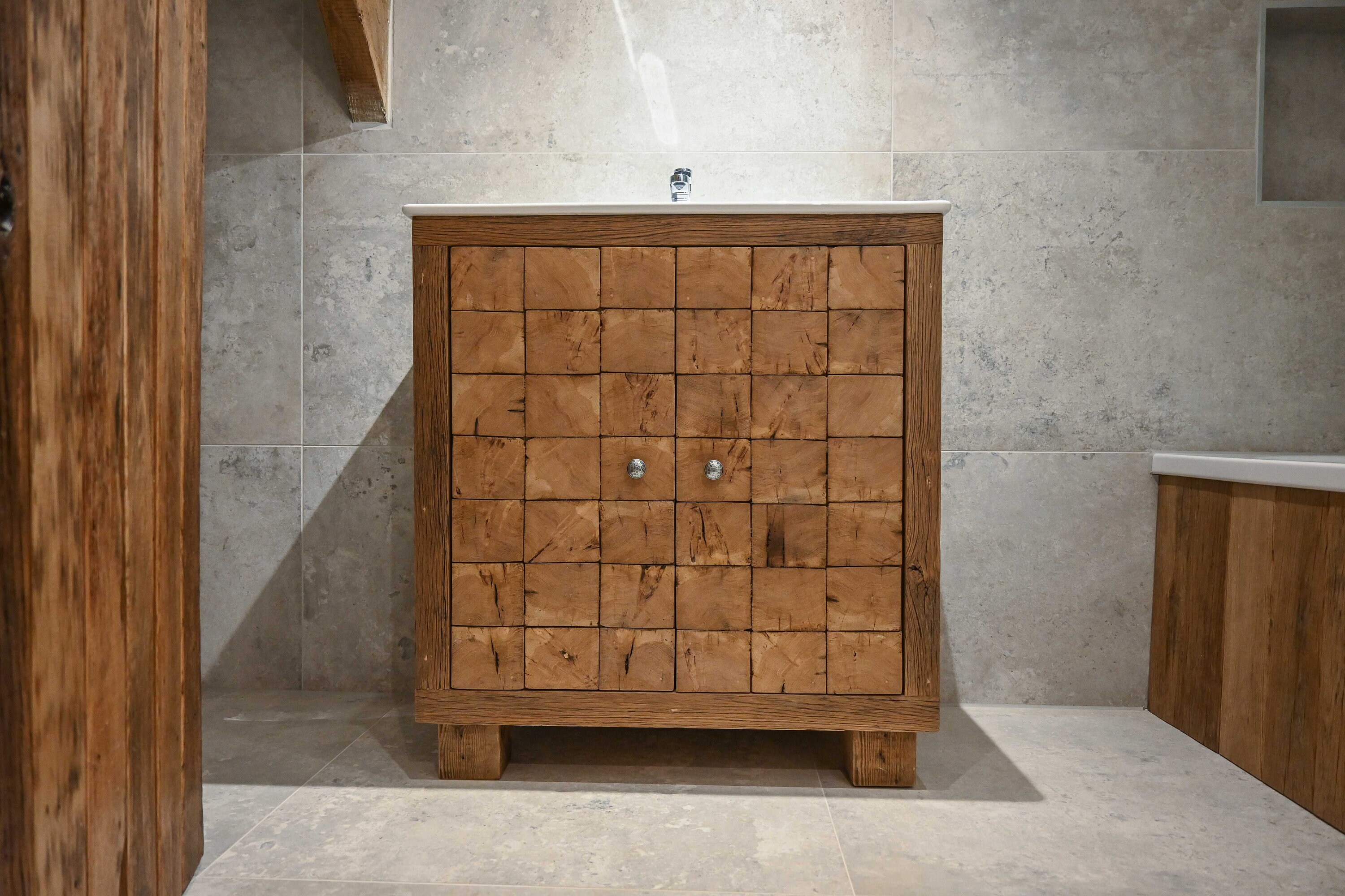 Reclaimed Wood Bathroom / Sink / Vanity Unit Etsy